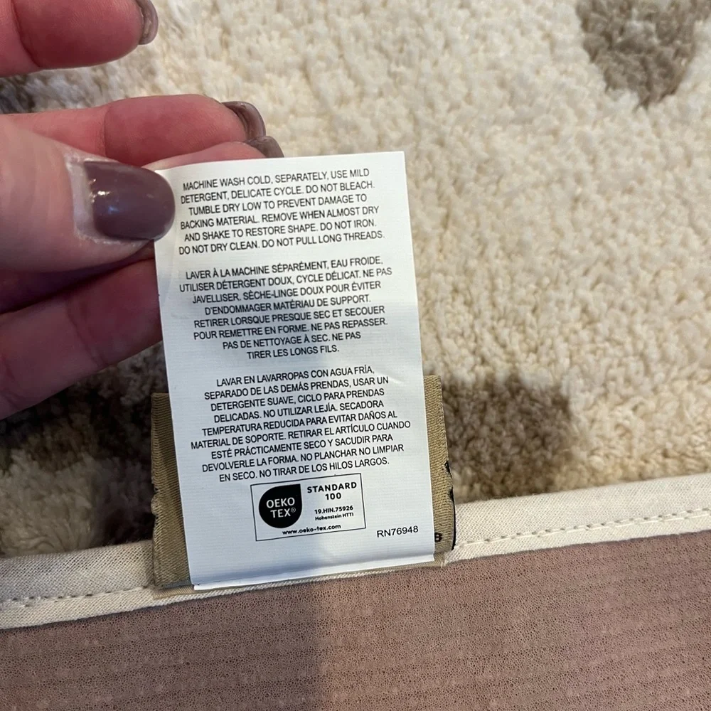 Wrangler Cream and Brown Cowboy Boot Bath Rug